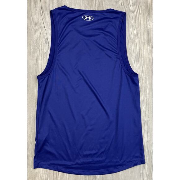 Under Armour Purple Loose Fit Tank Men’s Size S - Picture 3 of 6
